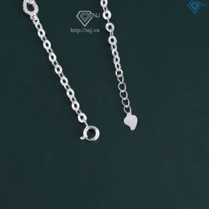 Lắc tay bạc nữ hình vô cực khắc tên theo yêu cầu LTN0345