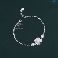 Lắc tay cỏ 4 lá may mắn đính đá LTN0363