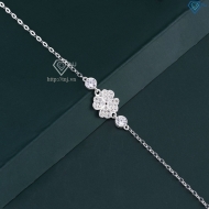 Lắc tay cỏ 4 lá may mắn đính đá LTN0363