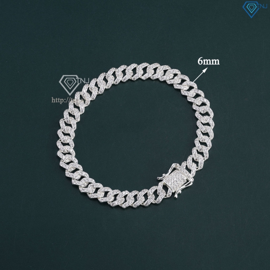 Lắc tay Cuban cho nữ bản nhỏ 6mm LTN0395  - Trang Sức TNJ