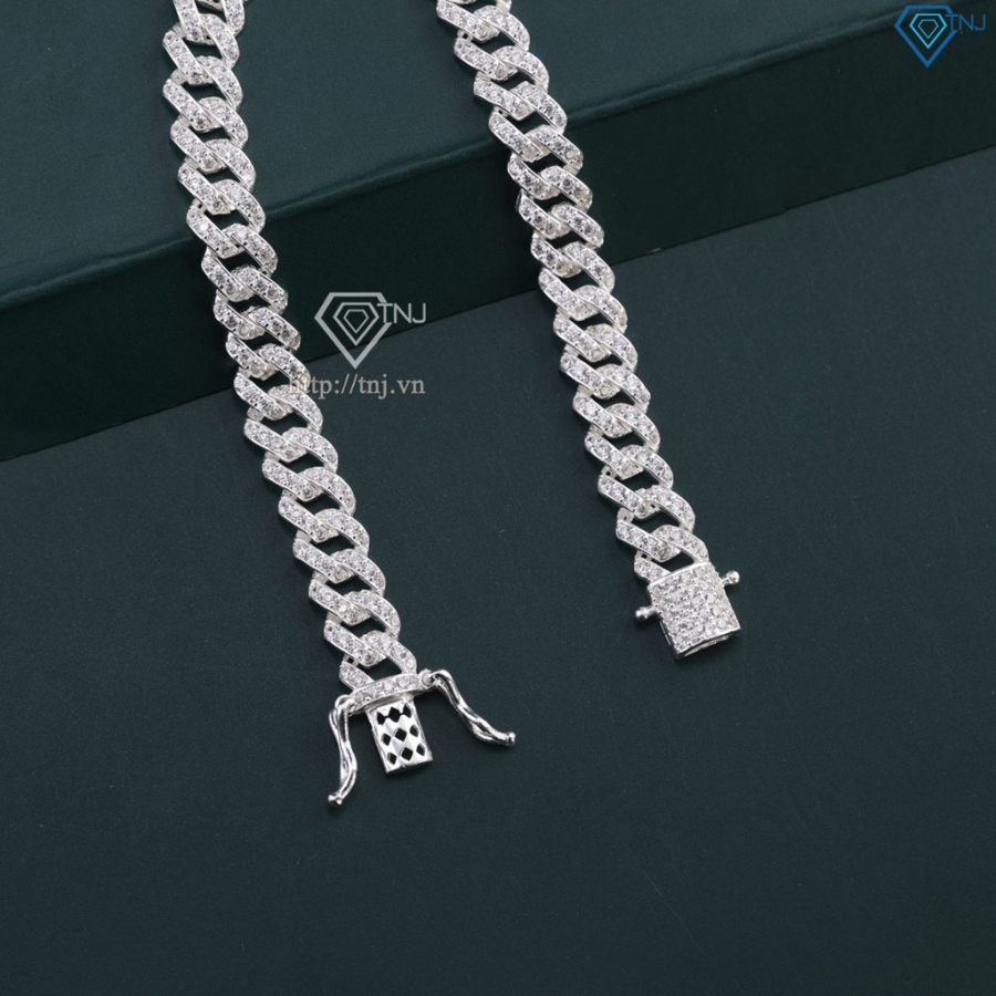 Lắc tay Cuban cho nữ bản nhỏ 6mm LTN0395  - Trang Sức TNJ