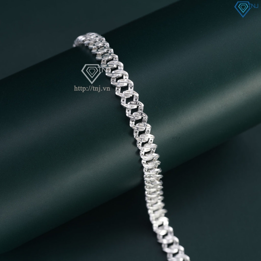 Lắc tay Cuban cho nữ bản nhỏ 6mm LTN0395  - Trang Sức TNJ