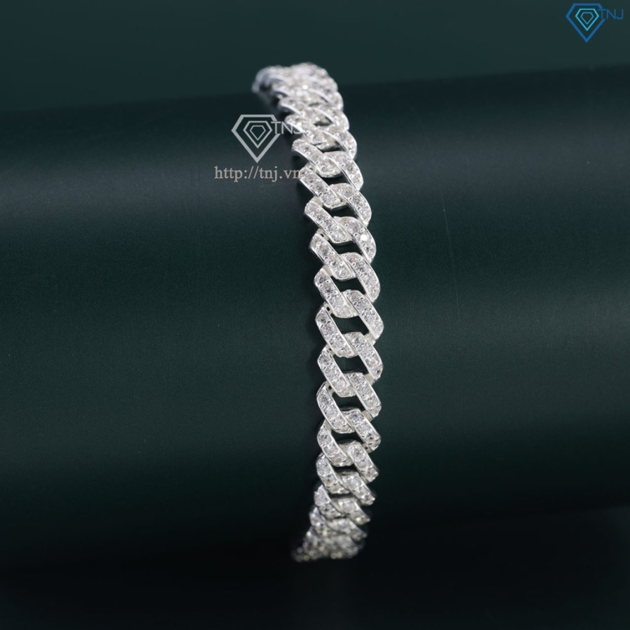 Lắc tay Cuban cho nữ bản nhỏ 6mm LTN0395  - Trang Sức TNJ