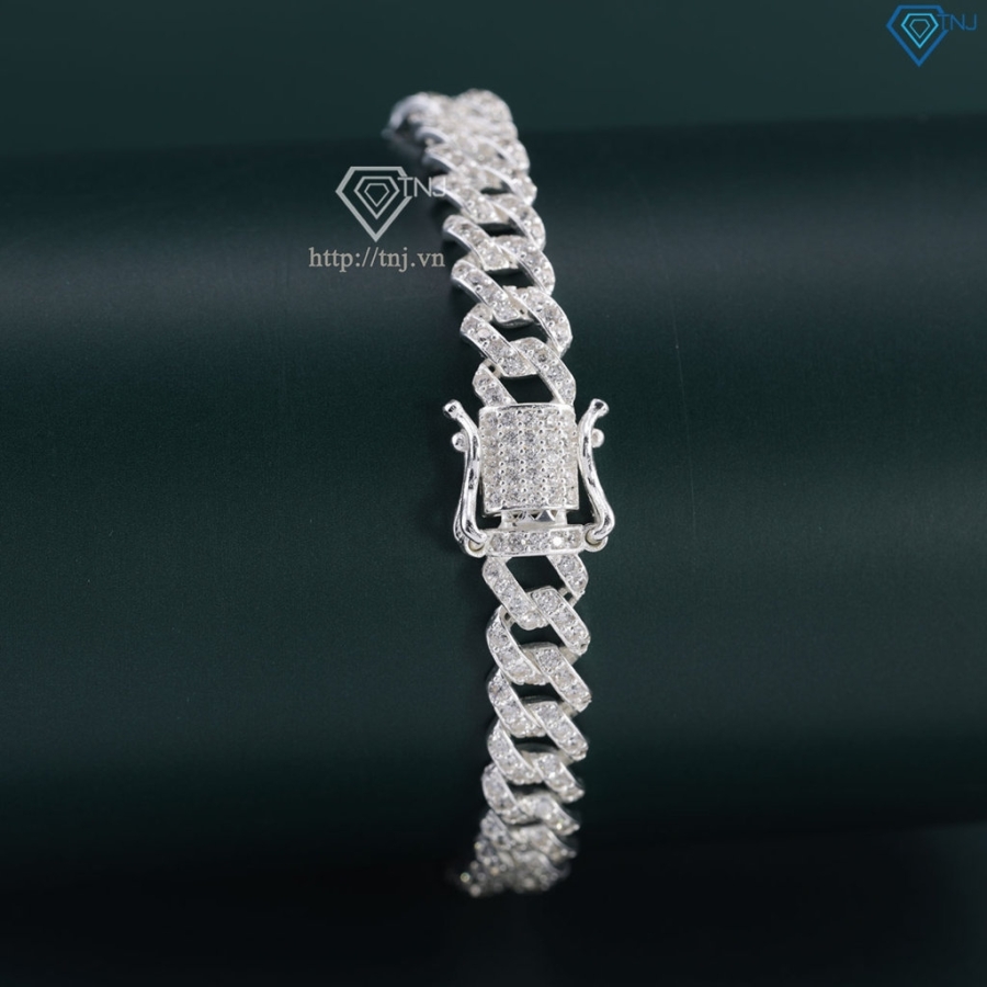 Lắc tay Cuban cho nữ bản nhỏ 6mm LTN0395  - Trang Sức TNJ