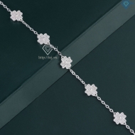 Lắc tay cỏ 4 lá may mắn đính đá LTN0411