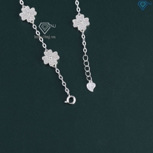 Lắc tay cỏ 4 lá may mắn đính đá LTN0411