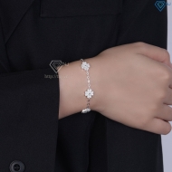 Lắc tay cỏ 4 lá may mắn đính đá LTN0411