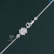 Lắc tay cỏ 4 lá khắc tên theo yêu cầu LTN0387