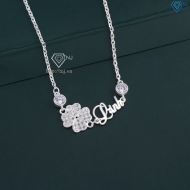 Lắc tay cỏ 4 lá khắc tên theo yêu cầu LTN0387