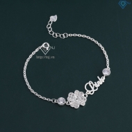 Lắc tay cỏ 4 lá khắc tên theo yêu cầu LTN0387