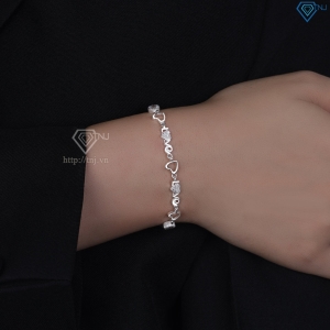 Lắc tay bạc nữ đẹp chữ Love LTN0181 - Trang Sức TNJ
