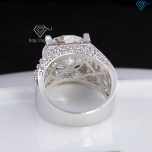 Nhẫn nam Moissanite bản to đính kim cương 14.0mm  NNAM0241