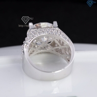 Nhẫn nam Moissanite bản to đính kim cương 14.0mm  NNAM0241
