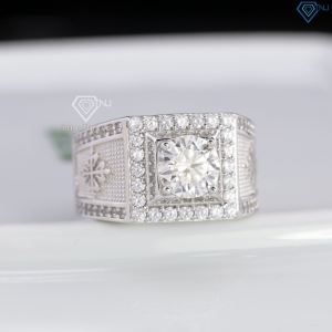 Nhẫn nam Patek Philippe đính kim cương Moissanite 7.0mm NNAM0242