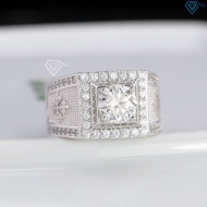 Nhẫn nam Patek Philippe đính kim cương Moissanite 7.0mm NNAM0242