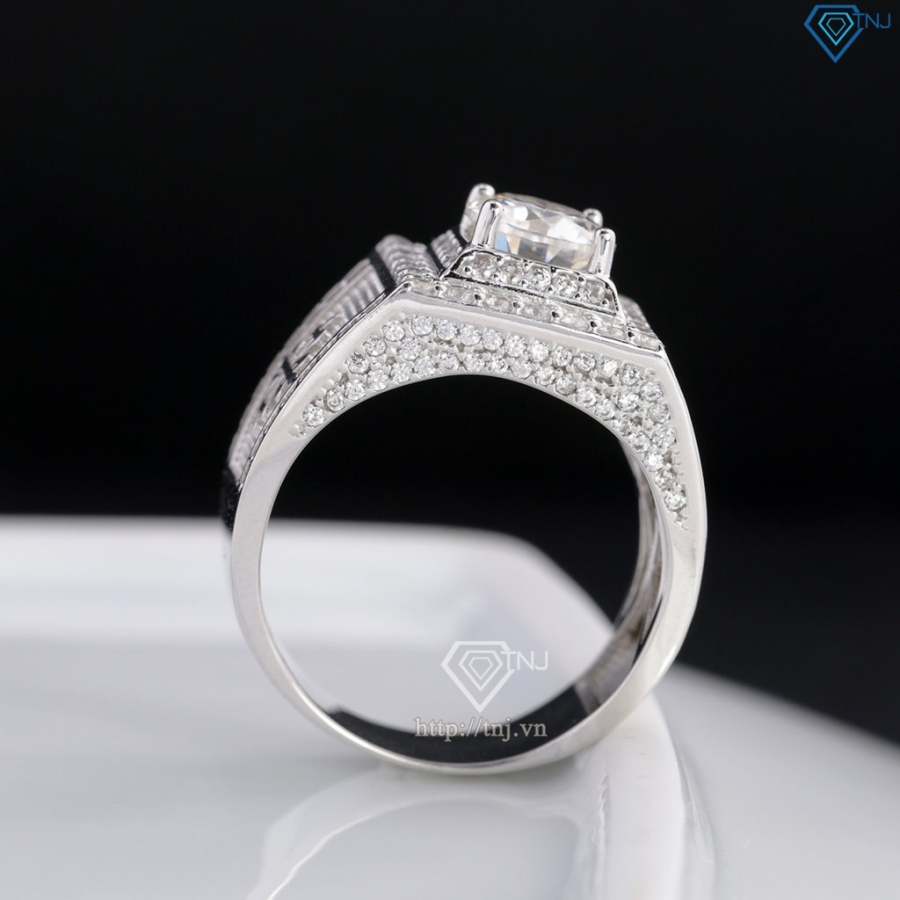 Nhẫn nam Patek Philippe đính kim cương Moissanite 7.0mm NNAM0242