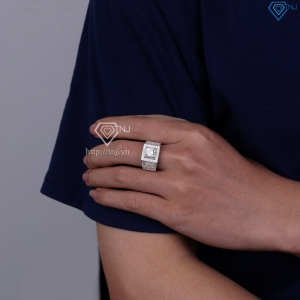 Nhẫn nam Patek Philippe đính kim cương Moissanite 7.0mm NNAM0242