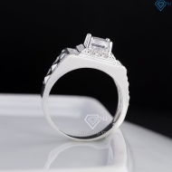 Nhẫn nam bạc cách điệu đơn giản NNA0876