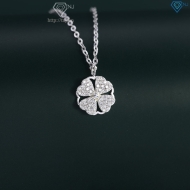 Dây chuyền cỏ 4 xoay đính đá trắng DCN0508 - Trang sức TNJ