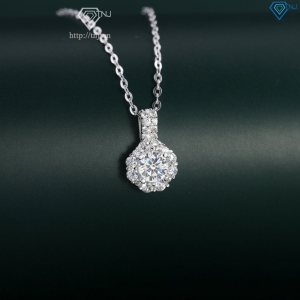 Dây chuyền bạc nữ mặt đính đá đẹp DCN0696 - Trang Sức TNJ