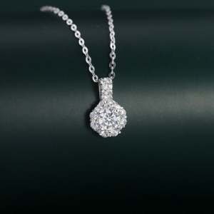 Dây chuyền bạc nữ mặt đính đá đẹp DCN0696