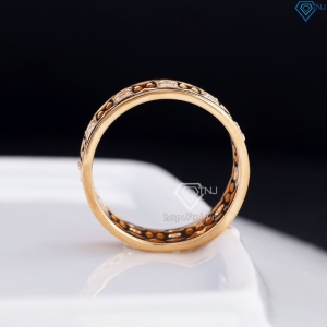 Nhẫn bạc nam kim tiền xi mạ vàng hồng NNA0304-XH- Trang sức TNJ
