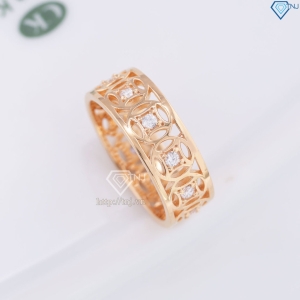 Nhẫn bạc nam kim tiền xi mạ vàng hồng NNA0304-XH- Trang sức TNJ