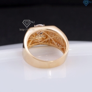 Nhẫn bạc nam xi mạ vàng hồng đẹp NNA0704-XH- Trang sức TNJ