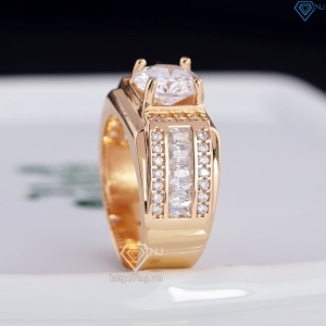 Nhẫn bạc nam xi mạ vàng hồng 925 NNA0737-XH - Trang sức TNJ