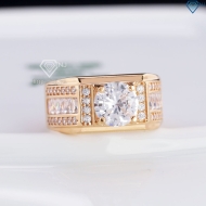 Nhẫn bạc nam xi mạ vàng hồng 925 NNA0737-XH - Trang sức TNJ