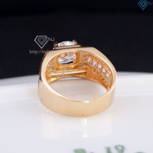 Nhẫn bạc nam xi mạ vàng hồng 925 NNA0737-XH - Trang sức TNJ
