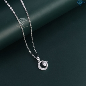 Dây chuyền bạc nữ mặt trăng đính đá đẹp DCN0649 - Trang sức TNJ