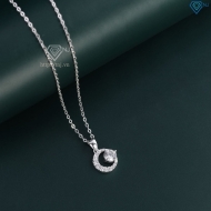 Dây chuyền bạc nữ mặt trăng đính đá đẹp DCN0649 - Trang sức TNJ