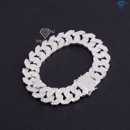 Lắc tay Cuban bạc phiên bản 13mm đặc LTA0081 - Trang Sức TNJ