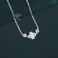 Lắc tay bạc nữ cỏ 4 lá khắc tên LTN0361 - Trang Sức TNJ