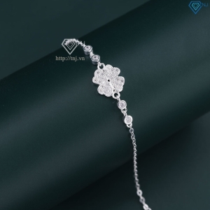 Lắc tay cỏ 4 lá may mắn đính đá giá rẻ LTN0386