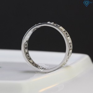 Nhẫn bạc nam kim tiền xi mạ bạch kim NNA0304-XK