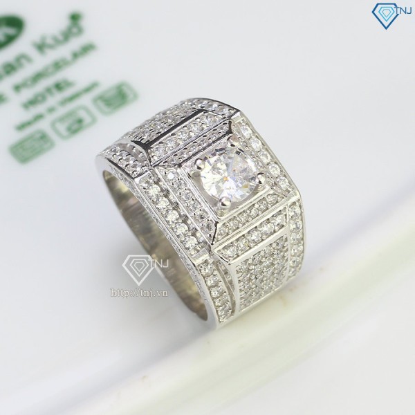 Nhẫn bạc nam xi vàng trắng Hà Nội NNA0336-XK - Trang sức TNJ
