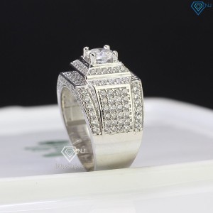 Nhẫn bạc nam xi vàng trắng Hà Nội NNA0336-XK - Trang sức TNJ