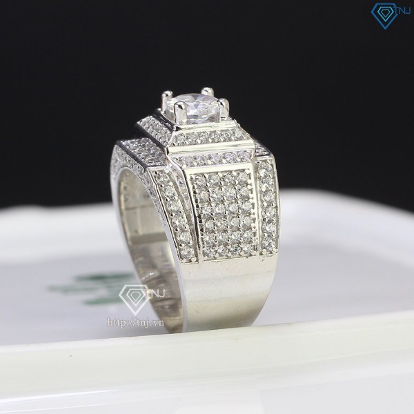 Nhẫn bạc nam xi vàng trắng Hà Nội NNA0336-XK - Trang sức TNJ