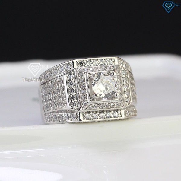 Nhẫn bạc nam xi vàng trắng Hà Nội NNA0336-XK - Trang sức TNJ