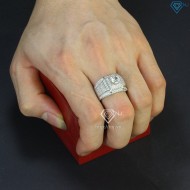 Nhẫn bạc nam xi vàng trắng Hà Nội NNA0336-XK - Trang sức TNJ