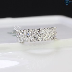 Nhẫn bạc nam xi mạ bạch kim full đá NNA0340-XK