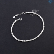 Lắc tay bạc nam dạng xoắn cá tính LTA0228- Trang Sức TNJ