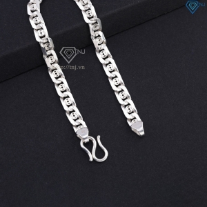 Lắc tay bạc nam hoạ tiết kim tiền LTA0229