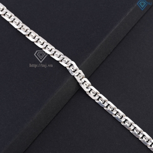 Lắc tay bạc nam hoạ tiết kim tiền LTA0229