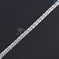 Lắc tay bạc nam hoạ tiết kim tiền LTA0229