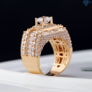 Nhẫn bạc nam xi mạ vàng hồng bản to cao cấp NNA0432-XH Trang sức TNJ