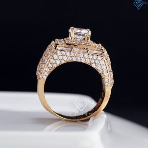 Nhẫn bạc nam xi mạ vàng hồng bản to cao cấp NNA0432-XH Trang sức TNJ