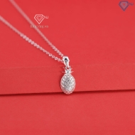 Dây chuyền bạc cho bé hình quả dứa đính đá DCT0135